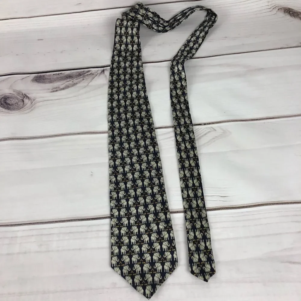 Museum Artifacts GOP Elephant Necktie